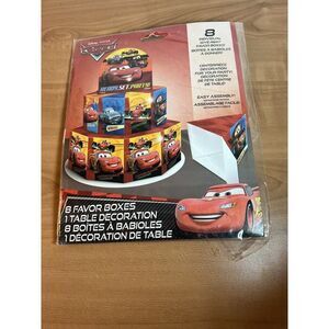 Disney Cars Favour Box Centrepiece Decoration 8 Unique Industries New Sealed